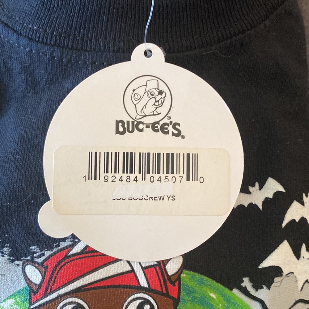 NWT Buc-ees Boo Crew Glow In The Dark T-Shirt & Joggers Size XS - Picture 6 of 10